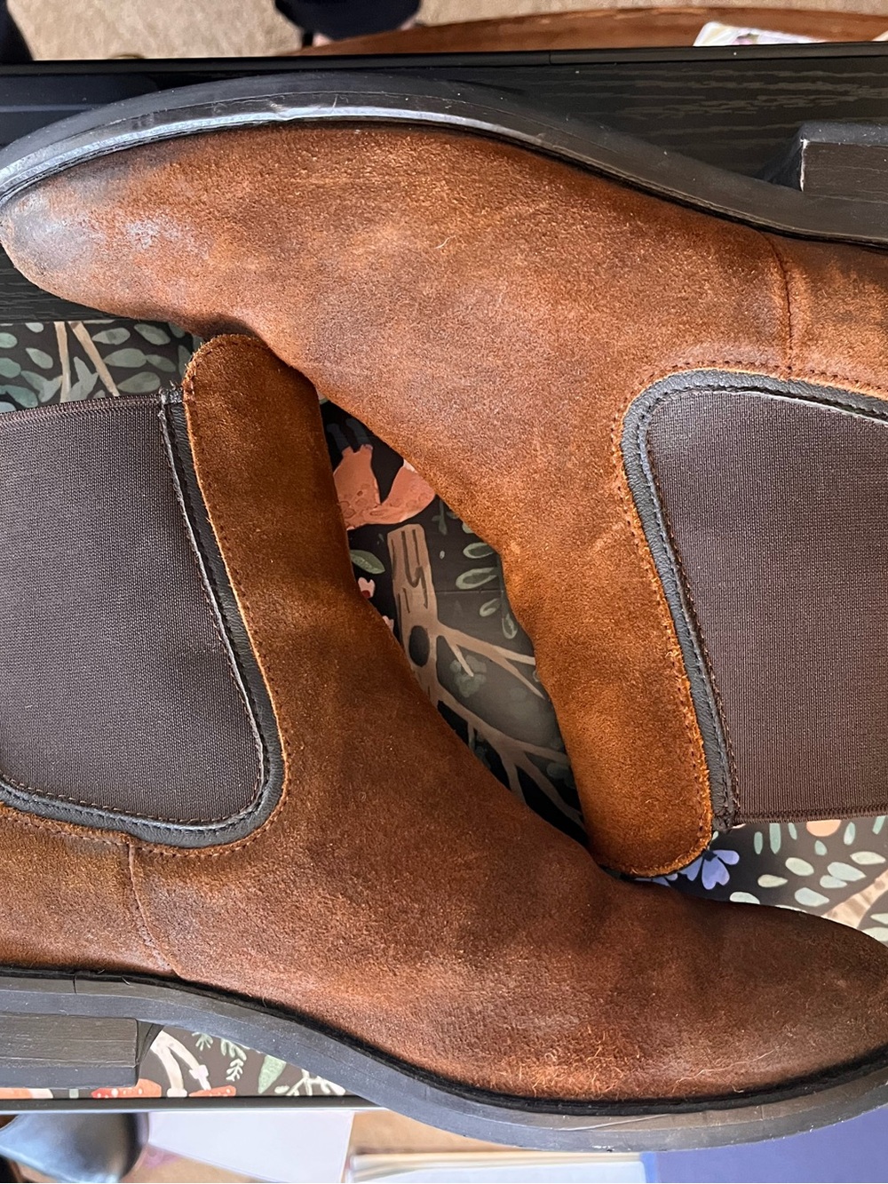 Thursday Morning Duchess Boot - Glazed Ginger WeatherSafe™ Suede - Like New
